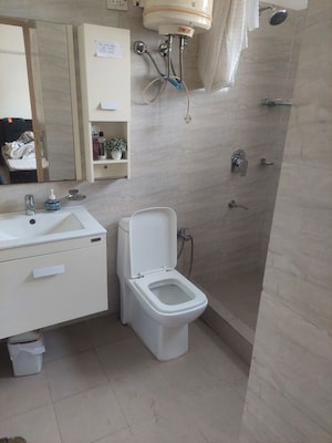 Bathroom in 2.5 BHK Apartment at Pareena Coban Residences, Sector 99a – for Rent