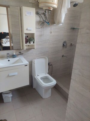 Bathroom in 2.5 BHK Apartment at Pareena Coban Residences, Sector 99a – for Rent