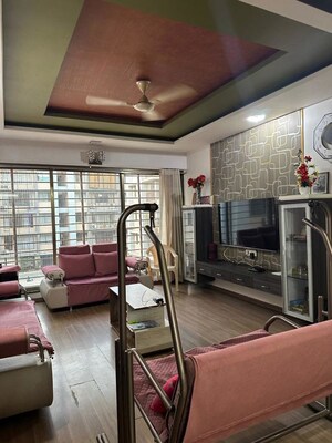 Living Room in 3 BHK Apartment at Deep Indraprasth 5, Prahlad Nagar – for Rent