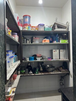 Kitchen in 3 BHK Apartment at Deep Indraprasth 5, Prahlad Nagar – for Rent