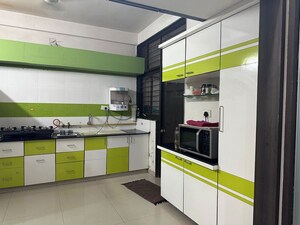 Kitchen in 3 BHK Apartment at Deep Indraprasth 5, Prahlad Nagar – for Rent