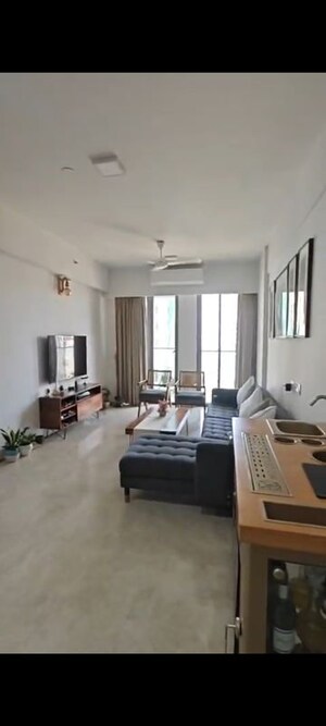 Living Room in 3 BHK Apartment at Rustomjee Seasons Bandra East, Bandra East – for Rent