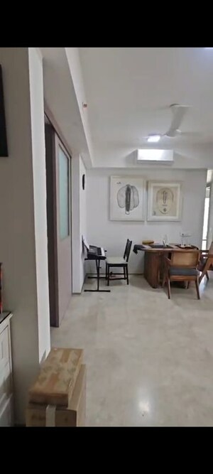 Living Room in 3 BHK Apartment at Rustomjee Seasons Bandra East, Bandra East – for Rent