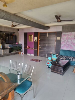 Living Room in 3 BHK Apartment at Amrut Aangan, Kalwa – for Sale