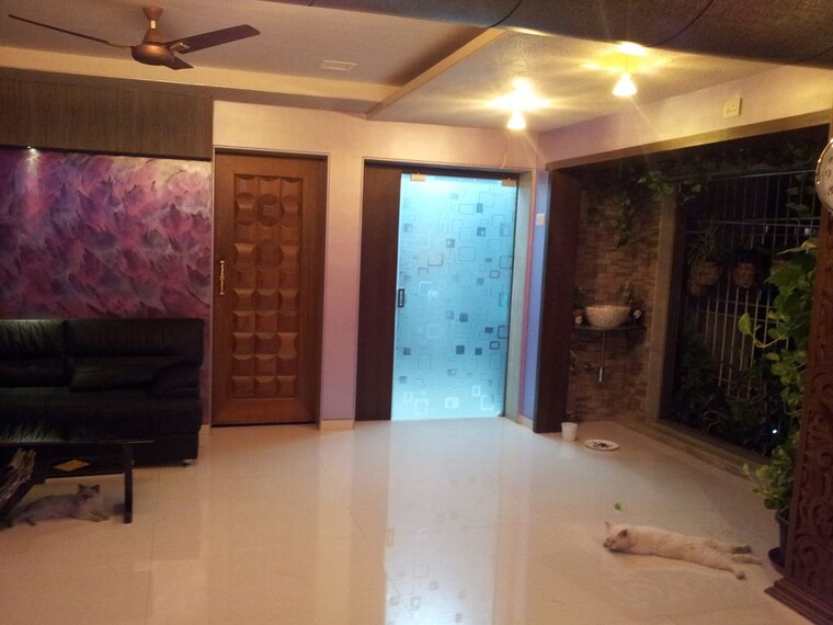 Living Room, amrut-aangan 3 Bedroom 1400 Sq.Ft. Apartment In Kalwa Thane 10280189