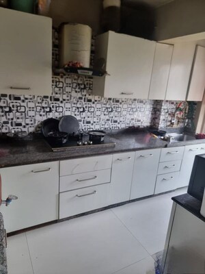 Kitchen in 3 BHK Apartment at Amrut Aangan, Kalwa – for Sale