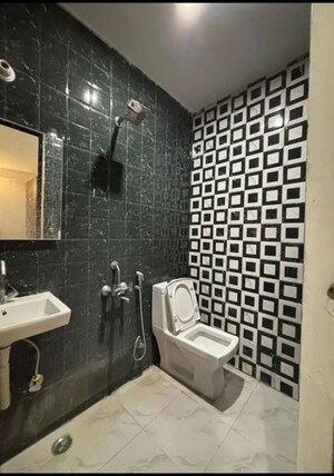 Bathroom in 2 BHK Builder Floor at Saket – for Rent