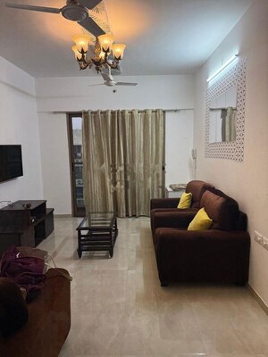 Living Room in 2 BHK Apartment at Sheth Vasant Oasis, Andheri East – for Rent