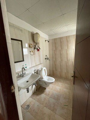Bathroom in 3.5 BHK Apartment at Panchsheel Pratistha, Sector 75 – for Rent