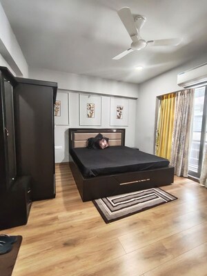 Living Room in 3 BHK Apartment at Addor Cloud 9, Satellite – for Rent