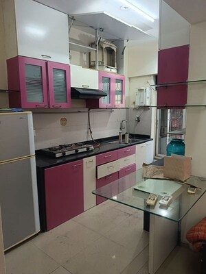 Kitchen in 1 BHK Apartment at K Raheja Heights, Malad East – for Rent