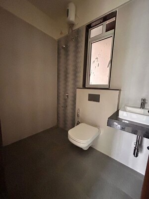 Bathroom in 1 BHK Builder Floor at Kanjurmarg West – for Rent