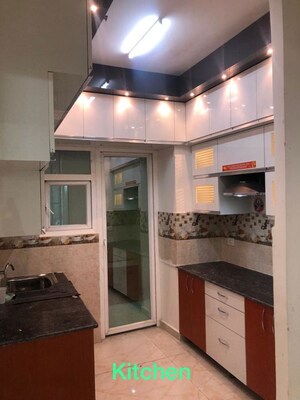 Kitchen in 2.5 BHK Apartment at Gaurs Siddhartham, Siddharth Vihar – for Rent
