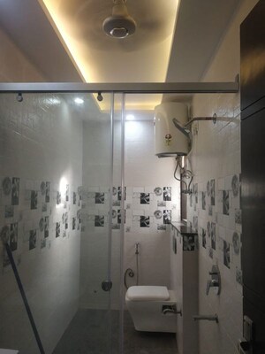 Bathroom in 2 BHK Builder Floor at Malviya Nagar – for Rent