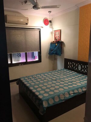 Bedroom in 2 BHK Apartment at Highrise Heights, Kurla West – for Rent