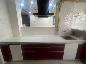 Kitchen in 3 BHK Apartment at Bodakdev – for Rent