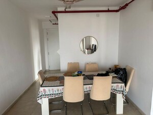 Dining area in 2 BHK Apartment at Kanakia Codename Future A, Powai – for Rent
