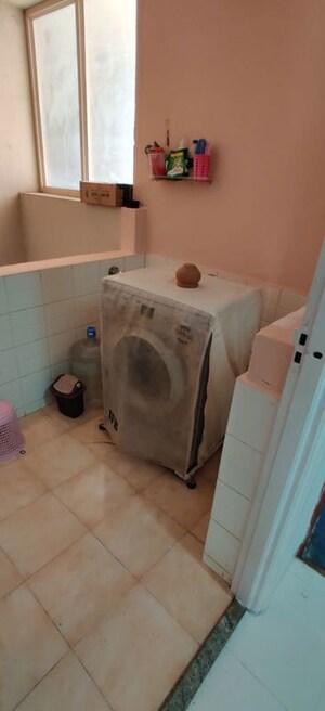 Bathroom in 2 BHK Apartment at Vaswani Golf Vista Orchid, Domlur – for Rent