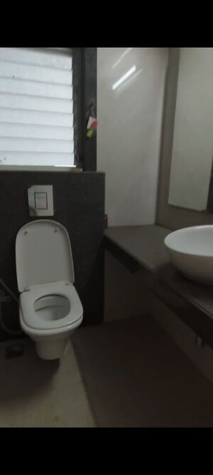Bathroom in 3 BHK Apartment at Ace Courtyard, Ghodbunder Road – for Rent