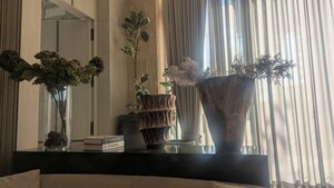 Living Room in 3.5 BHK Apartment at The Center Court, Sector 88a – for Rent