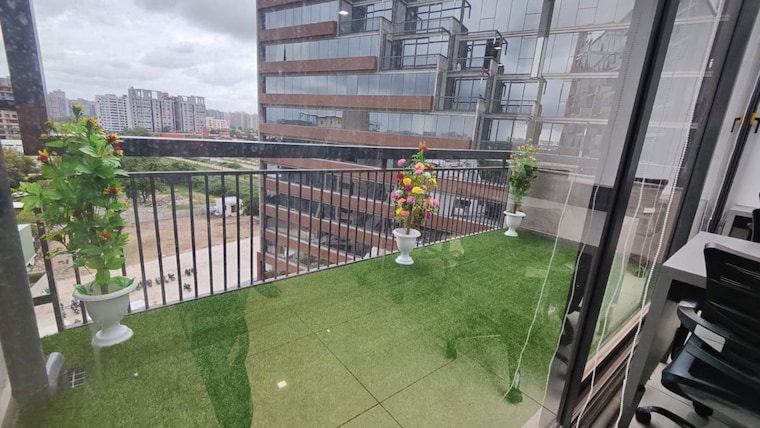 Balcony, makarba Commercial Office Space 1200 Sq.Ft. In Makarba Ahmedabad 10281709