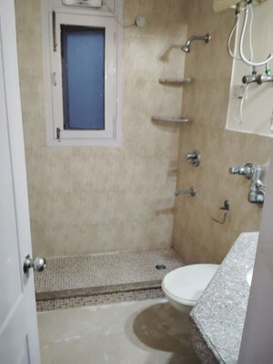 Bathroom in 3 BHK Builder Floor at Vasant Vihar – for Rent