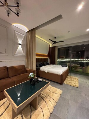 Living Room in 2 BHK Apartment at Supertech Supernova Nova Residences, Sector 94 – for Rent