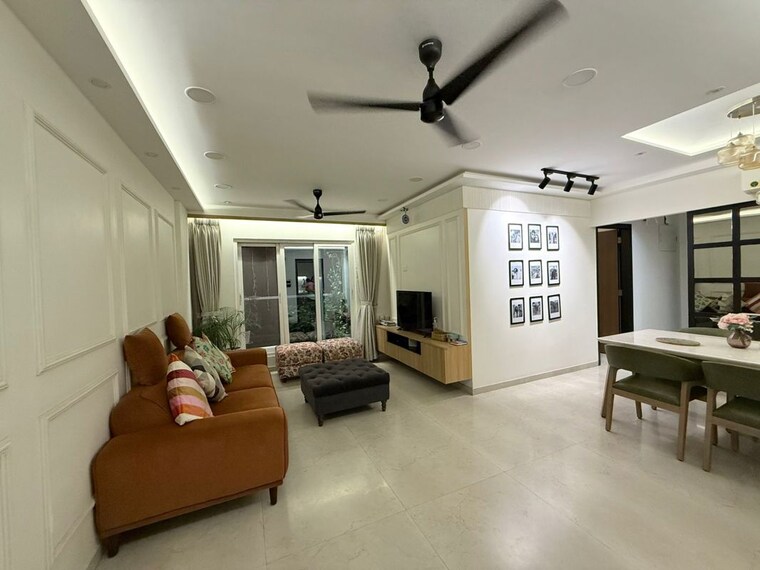 Living Room, dosti-west-county 3 Bedroom 1200 Sq.Ft. Apartment In Balkum Pada Thane 10282126