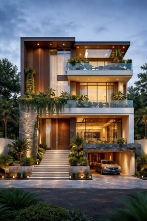 3 BHK Villa – Exterior View View at Mysore Road - for Sale