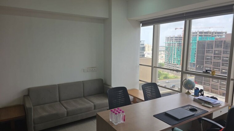 Living Room, sheladia-one-world-west Commercial Office Space 826 Sq.Ft. In Ambli Ahmedabad 10282243