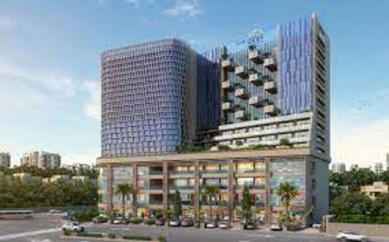 Exterior View, sheladia-one-world-west Commercial Office Space 826 Sq.Ft. In Ambli Ahmedabad 10282243
