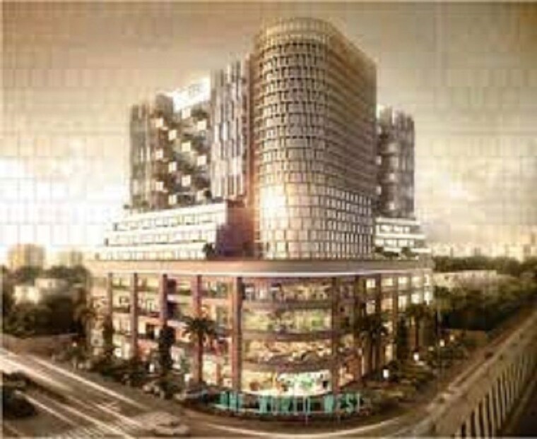 Exterior View, sheladia-one-world-west Commercial Office Space 826 Sq.Ft. In Ambli Ahmedabad 10282243