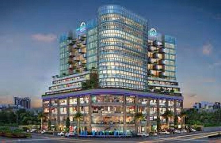 Exterior View, sheladia-one-world-west Commercial Office Space 826 Sq.Ft. In Ambli Ahmedabad 10282243