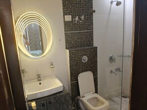 Bathroom in 3 BHK Builder Floor at Paschim Vihar – for Sale