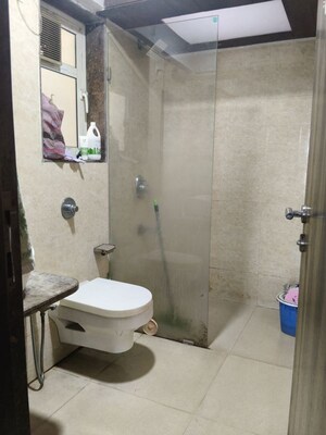 Bathroom in 3 BHK Apartment at Navratna CHS Santacruz East, Santacruz East – for Rent