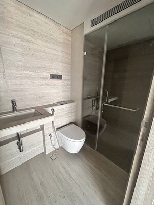 Bathroom in 3 BHK Apartment at Khar West – for Rent
