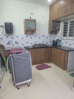 Kitchen in 3 BHK Apartment at Lakshmi Srinivasa Nilayam Nizampet, Nizampet – for Rent