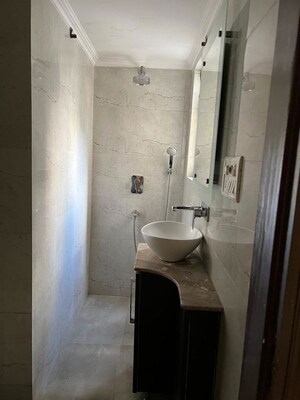 Bathroom in 3.5 BHK Builder Floor at Saket – for Rent