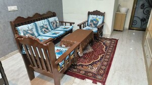 Living Room in 3 BHK Apartment at Gandhi Path – for Rent