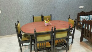 Dining Room in 3 BHK Apartment at Gandhi Path – for Rent