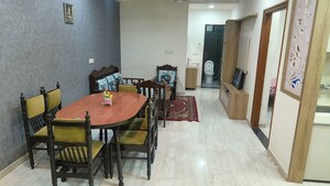 Dining area in 3 BHK Apartment at Gandhi Path – for Rent
