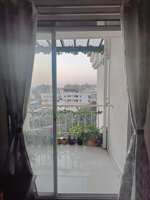 Balcony in 2 BHK Apartment at Sankla Avani, Mohammadwadi – for Rent