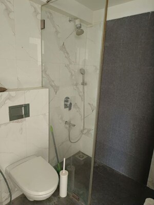 Bathroom in 3 BHK Apartment at Khar West – for Rent