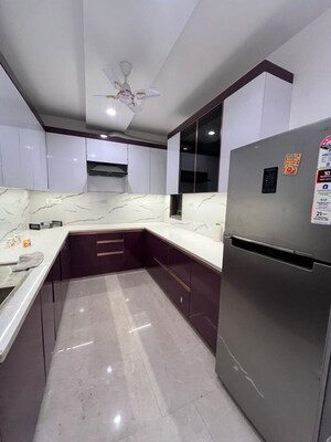 Kitchen in 3 BHK Apartment at Chattarpur – for Rent