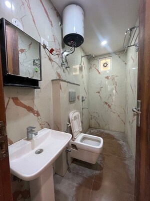 Bathroom in 3 BHK Apartment at Rajpur – for Rent