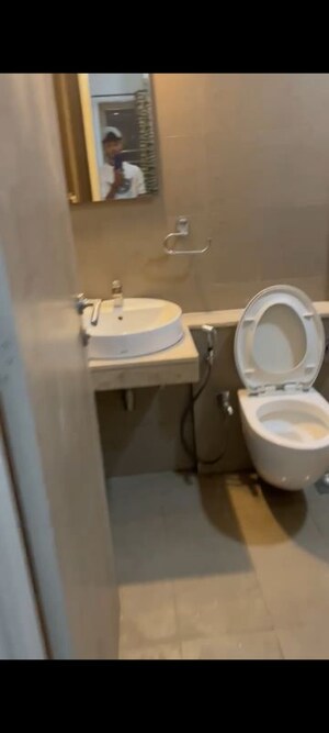 Bathroom in 2 BHK Apartment at Sheth Vasant Oasis, Andheri East – for Rent