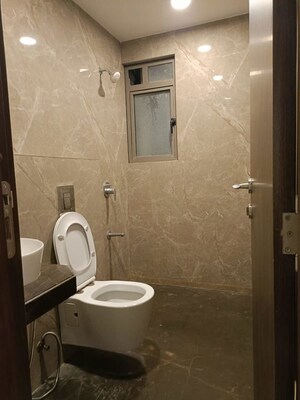 Bathroom in 3 BHK Apartment at Mhada Colony – for Rent