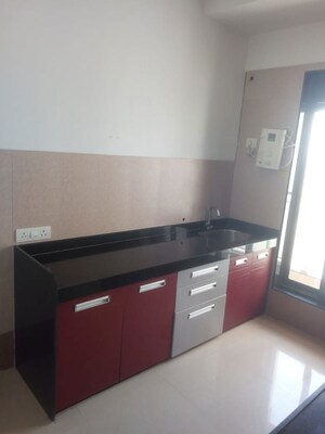 Kitchen in 2 BHK Apartment at Rustomjee Elanza, Malad West – for Rent