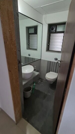 Bathroom in 2.5 BHK Apartment at Rustomjee Elanza, Malad West – for Rent