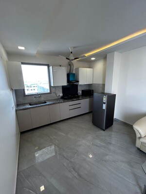 Living Room in 1 BHK Builder Floor at Sector 45 – for Rent